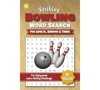 Bowling Word Search Puzzle Book: Word Searches with Easy to Read Print about Bowling, Bowlers, Bowling Alley and More | 6x9 inches, 110 pages | 50+ ... … Gift for Vacations, Holidays and Free Times