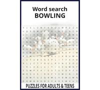 Bowling Word Search Puzzle Book: Word Searches with Easy to Read Print about Bowling, Bowling Alley, Ten-pin Bowling and plus | 6x9 inches, 110 pages ... Tip for Free Times, Holidays and Vacations