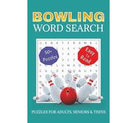 Bowling Word Search Puzzle Book: Word Searches with Easy to Read Print about Bowling, Bowling Enthusiasts, Bowling Fun and more | 6x9 Inches, 110 ... Gift for Vacations, Holidays, and Free Times