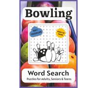 Bowling Word Search Puzzle Book: Word Searches with Easy to Read Print about Bowling, Bowling Techniques, Strategy and More | 6x9 inches, 110 pages | ... Gift for Vacations, Holidays and Free Times