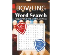 Bowling Word Search Puzzle Book: Word Searches with Easy to Read Print about Bowling, Games and More | 6x9 inches, 110 pages | 50+ Puzzles ... Gift for Vacations, Holidays and Free Times
