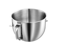 bowls for mixer， Ciotola for mixer in acciaio inossidabile da 7 QT, compatibile con i mixer a testa inclinabile Kitchenaid da 7 QT KSM70SKXXV8 KSM70SKXXCA KSM70SKXXBK