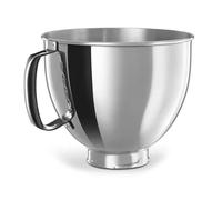 bowls for mixer， Ciotola in acciaio inossidabile, compatibile con i mixer Kitchenaid Classic e Artisan da 4,5-5 QT con testa inclinabile, 5 quarti 304