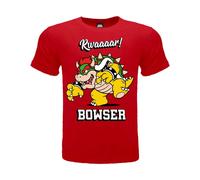 BOWSER T-Shirt MARIO BROS Kart Nintendo Maglietta Originale UFFICIALE Bambino