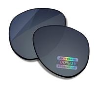 Bowyer Polarized, lenti di ricambio da donna per occhiali da sole Oakley Split Time OO4129, colore: nero cromato a specchio