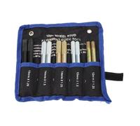 BowyTrading 10 perni di allineamento ruota, posizionamento ruota, ruota in metallo con 5 misure, pneumatici Fi CING su auto con posizionamento dell'ansa