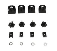 BowyTrading 16 viti di montaggio per serrature a bisacca, kit di dadi per bulloni per deterrenza furto, bulloni di fissaggio in metallo ad alta resistenza per Touring FLT FLHTCU