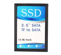 BowyTrading 4 adattatori da piccola scheda di memoria a SATA, convertitore SATA SSD HDD, trasforma la scheda di memoria in un'unità SATA avviabile per sistemi integrati Linux Win98 DOS, supporta fino