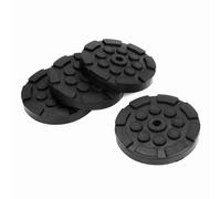 BowyTrading 4 cuscinetti per braccia in gomma rotondi, cuscinetti di sollevamento per auto per la protezione del telaio, cuscinetti di sollevamento per impieghi gravosi con gomma spessa e resi