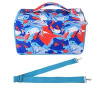 BowyTrading Astuccio per matite rosa di grande capacità, astuccio scolastico con 120 slot, tessuto Oxford di artigianato squisito, stoccaggio di cancelleria portatile leggero con supporto per, blu