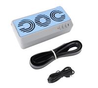 BowyTrading Car Solar Fan, Solar ed Car Window Vent Fan, Quiet Multifunctional Air Purification with ABS l, S Air Lation for Home, 230 x 125 x 60 mm (Grey)