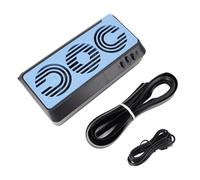 BowyTrading Car Solar Fan, Solar ed Car Window Vent Fan, Quiet Multifunctional Air Purification with ABS l, S Air Lation for Home, 230 x 125 x 60 mm (Black)