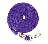 BowyTrading Corda da Lunging per Cavalli da 2 m, Resistente e antirottura, con Impugnatura Antiscivolo e Gancio in Acciaio Inox, per la conduzione e l’addestramento a Piedi del Cavallo (Viola)
