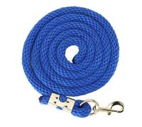 BowyTrading Corda da Lunging per Cavalli da 2 m, Resistente e antirottura, con Impugnatura Antiscivolo e Gancio in Acciaio Inox, per la conduzione e l’addestramento a Piedi del Cavallo (Blu Reale)