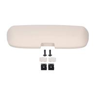 BowyTrading Custodia per Occhiali da Auto per Porta Occhiali da Sole, Scatola di Immagazzinaggio per Occhiali Automatico, Supporto per Maniglia di Tenuta con Molla di Ammortizzazione, Materiale (Beige