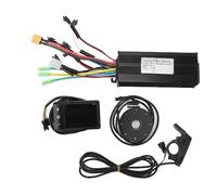 BowyTrading Kit di conversione elettrico, pannello a colori LCD S866 con controller da 30 A, velocità di assistenza e acceleratore, kit motore scooter elettrico fai da te per motori bed