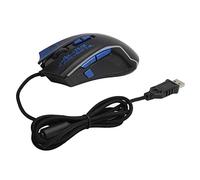 BowyTrading M762 Wired Gaming, effetto di illuminazione RGB con 8 pulsanti programmabili, sensore 6400DPI, ergonomico per PC gamer, include 155 m. Cavo