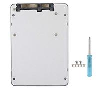 BowyTrading Mobile Hard Disk Box PH30, adattatore convertitore SSD da MSATA a SATA da 2,5", alloggiamento in lega di alluminio per estensione notebook compatibile con sistemi //Linux, incluso
