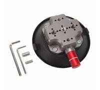 BowyTrading Supporto per fotocamera a ventosa da 4,7 pollici, supporto per auto in lega di alluminio e silicone con foro per vite da 1/4 3/8 pollici, staffa regolabile a 360 gradi per action camera