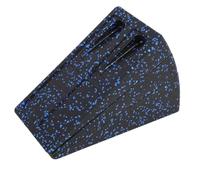 BowyTrading Tavola inclinata regolabile per polpaccio, 3 pezzi, blocco a cuneo per squat rialzati e sollievo dalla fascite plantare, set di cunei in schiuma EPP per uso domestico e palestra (nero blu)