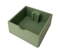 Box - 1.5L Espresso Dump Waste Container Shock Absorbent | Style Coffee Grounds Storage Box With Silicone Knock Bar Non Slip Base For Home Cafe Kitchen Bar Commercial Office