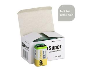 Box 10 pz. GP1604 BULK Batteria alcalina GP Batteries 9V/Transistor 6LR61