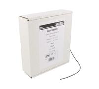 BOX 1206 BK tubo termoretraibile senza colla 2: 1 1,2 mm L: 10 m nero TASKER