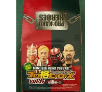 BOX 15 Trading Figures WRESTLING BIG HEAD Kanu Heroes Vol 6