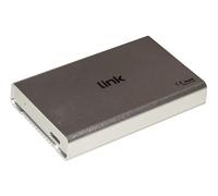 Link Accessori LKLOD254 contenitore di unità di archiviazione 2.5" Enclosure HDD Argento, Bianco