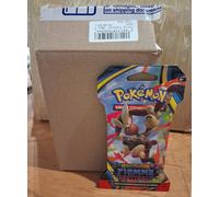 box 24 buste espansione pokemon megaevoluzione fiamme spettrali paper sleeves