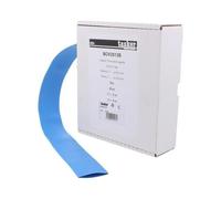 BOX 2512 B Tubo termoretraibile senza colla 2:1 25,4 mm L: 5 m blu poliolefin...