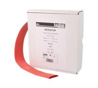 BOX 2512 R Tubo termoretraibile senza colla 2:1 25,4 mm L: 5 m rosso poliolef...