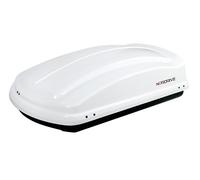 Nordrive 330 Baule portapacchi box tetto in ABS 330 litri bianco lucido