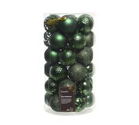 BARATTOLO 37 SFERE NATALE ASSORTITE VERDE PINO DIAM. 6 CM. KAEMINGK DECORIS