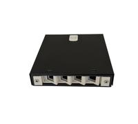 BOX 4 PORTE PER CONNETTORI FIBRA OTTICA SC SIMPLEX O LC DUPLEX PER APPLICAZIONI