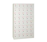 BOX 40 ALLOGGIAMENTI IN METALLO CON CHIAVE MISURE CM 145.5X23X90