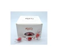 Box 400gr Tenerelli confetti Mucci incartati singolarmente (Rosso)