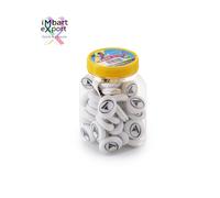 Box 45 PRO KENNEX ANTIVIBRANTE LOGO Silicone 45pz BIANCO WHITE Dampener Tennis