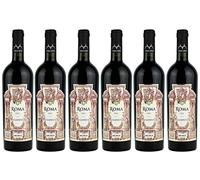 Box 6 bottiglie Roma DOC Classico Rosso - 750 ml - Casata Mergè - Sesto 21