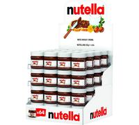 BOX 64 BARATTOLINI NUTELLA MONOPORZIONE DA 25 GR CREMA SPALMABILE NOCCIOLE