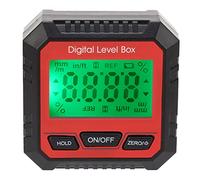 Box a livello digitale - Angolo, display LCD luminoso, doppia molità di misurazione con blocco dei ti, base magnetica per costruzione e lavorazione del legno, strumento portatile (type 1) (type 2)