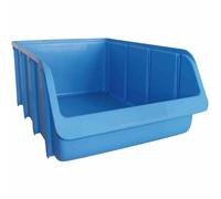 Box-A Pp Gr 5 Blu 495/460x315x185mm Scatola Impilabile Immagazzinaggio