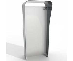 Box Air Klima Wallbox Stand Taglia L - Supporto da Terra per Stazioni di Ricarica EV | Alluminio Composito e Telaio Inox | Spazio Utile 62 cm | 64x140x40 cm | Per Wallbox Grandi o Doppie