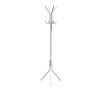 Box and Beyond Appendiabiti da terra in metallo - 8 teste - bianco - 178x62x62cm