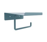 Box and beyond - Porta carta igienica, supporto carta igienica da parete, porta rotolo WC, fiordo, blu ghiaccio, 14 x 6,2 x 12 cm