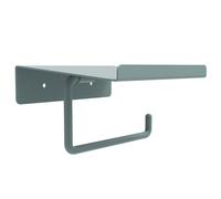 Box and Beyond - Porta carta igienica, supporto carta igienica da parete, porta rotolo WC, laguna, verde eucalitpus, 14 x 6,2 x 12 cm