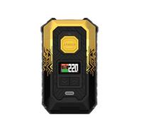 Box Armour Max Mod Vape Va-poresso 220W (Oro cibernetico) Dual 18650/21700 Batterie (batterie non incluse) Uni-lock AXON Chip Sigaretta Elettronica Originale - No Nicotine