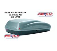 BOX AUTO BAULE PORTATUTTO DA TETTO KRONO 320 UNIVERSALE G3 240 LT