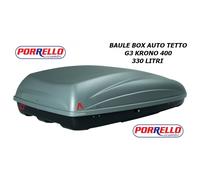BOX AUTO BAULE PORTATUTTO DA TETTO KRONO 400 UNIVERSALE G3 330 LT