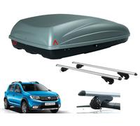 BOX AUTO PORTAPACCHI G3 KRONO 400+BARRE ALLUMINIO DACIA SANDERO STEPWAY 2014